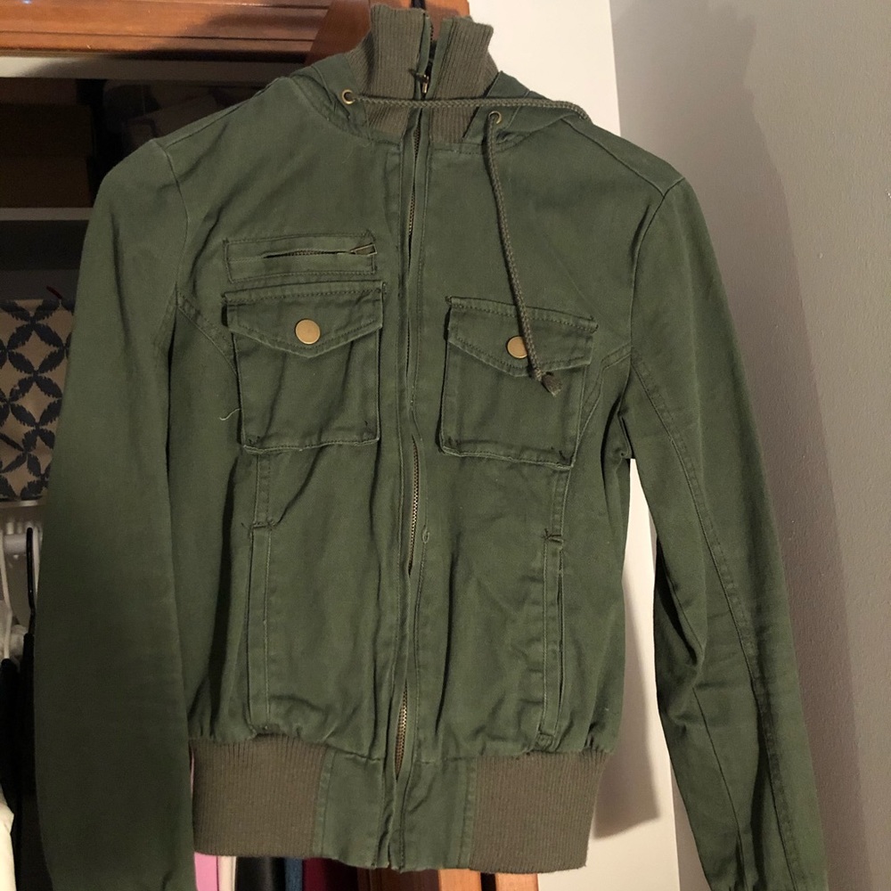 Army green jacket